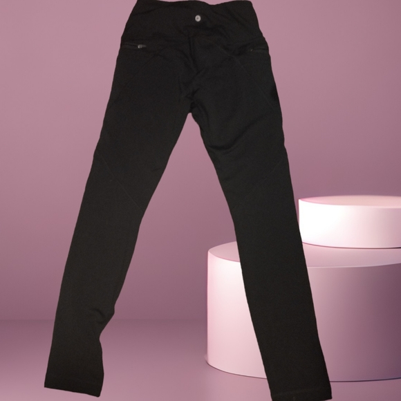 90° Degree by Reflex Black Leggings With Extra Pockets - Picture 1 of 7